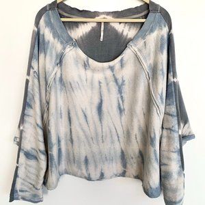 Free People cropped tie dye top, small